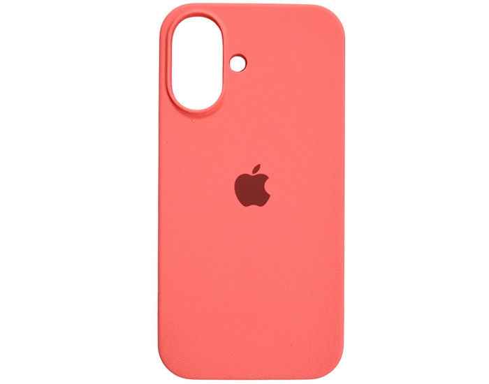 Чехол-силикон оригинал Full Soft Matte iPhone 16 (Коралловый / Coral)