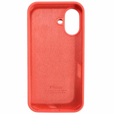 Чехол-силикон оригинал Full Soft Matte iPhone 16 (Коралловый / Coral)