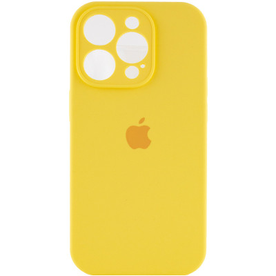 Чохол-силікон оригінал Full Camera Soft Matte iPhone 15 Pro Max New Yellow