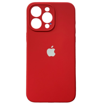 Чехол-силикон оригинал Full Camera Soft Matte iPhone 15 Pro Rose red