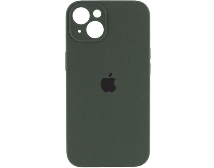Чехол-силикон оригинал Full Camera Soft Matte iPhone 13 Mini, Dark green