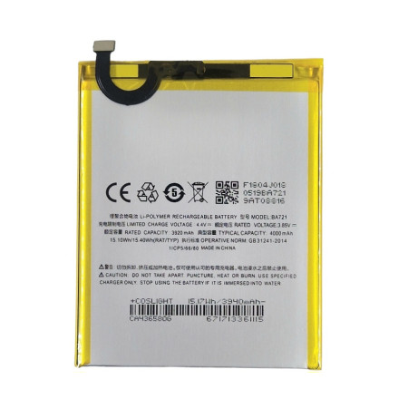 Аккумулятор Meizu BA721, Meizu M6 Note, 4000 mAh