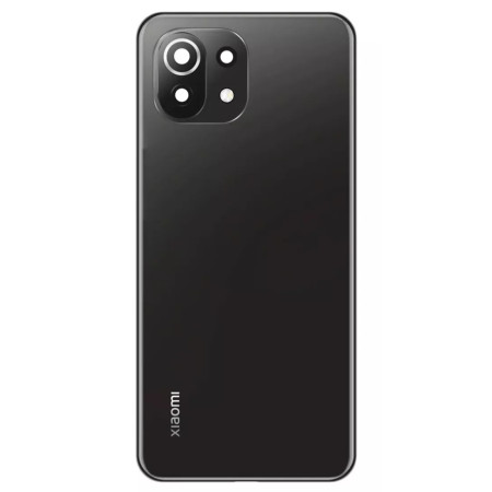 Задняя крышка для Xiaomi Mi 11 Lite 4G/Mi 11 Lite 5G/11 Lite 5G NE со стеклом камеры, черный