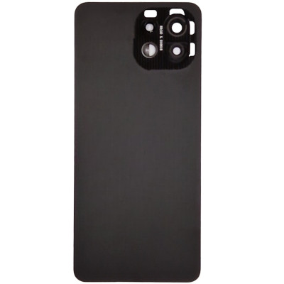 Задня кришка для Xiaomi Mi 11 Lite 4G/Mi 11 Lite 5G/11 Lite 5G NE з склом камери, чорний