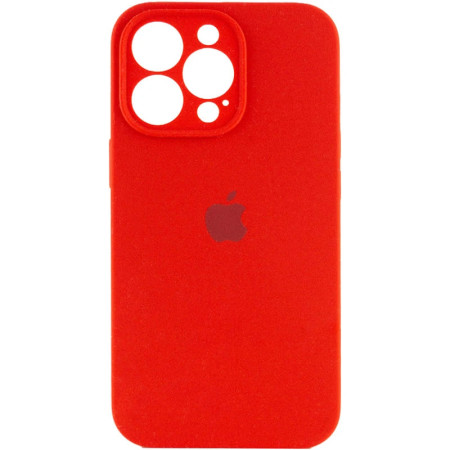 Чехол-силикон оригинал Full Camera Soft Matte iPhone 16 Pro Max Red (Класс B)