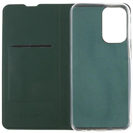 Чехол-книга Кожаный GETMAN Gallant Xiaomi Redmi Note 11 Pro 4G / 5G /  Note 12 Pro 4G / Note 11E Pro / Note 11 Pro Plus, зелений
