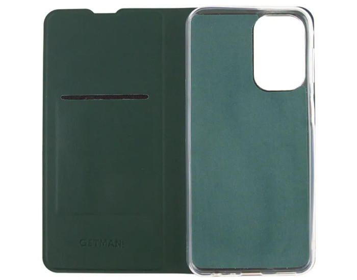 Чохол-книга шкіряний GETMAN Gallant Xiaomi Redmi Note 11 Pro 4G / 5G / Note 12 Pro 4G / Note 11E Pro / Note 11 Pro Plus, зелений