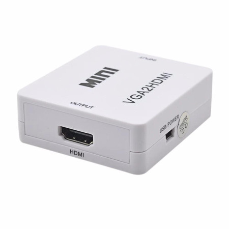 Переходник конвертер Mini VGA2HDMI (VGA/HDMI) (расширение 1080P)