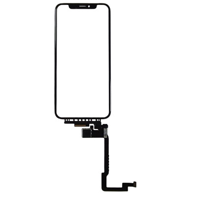 Сенсор Apple iPhone XS, з OCA. з довгим шлейфом, чорний. оригінал