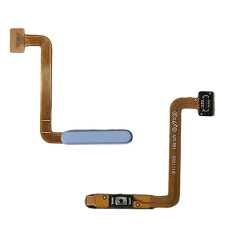 Шлейф для Samsung A23 4G/ 5G / A235 / A236 кнопки включения, сканер отпечатка пальца Touch ID, Lite Blue, Оригинал