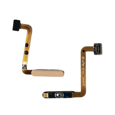 Шлейф для Samsung A23 4G/ 5G / A235 / A236 кнопки включения, сканер отпечатка пальца Touch ID, золотой, Оригинал