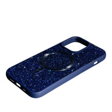 Чехол-силикон Diamond with Magsafe iPhone 14 Pro Max (тёмно-синий)