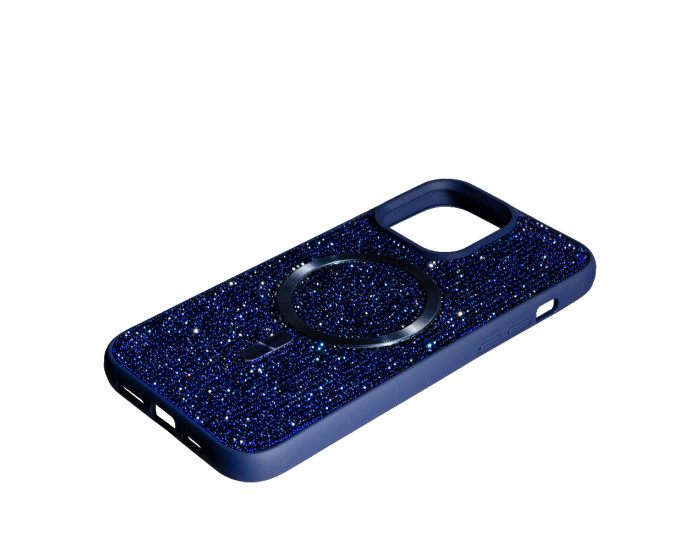 Чехол-силикон Diamond with Magsafe iPhone 14 Pro Max (тёмно-синий)