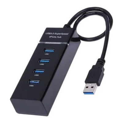 Переходник USB HUB 4 порта 3.0 Super Speed (30см)