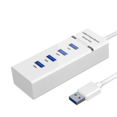 Переходник USB HUB 4 порта 3.0 Super Speed (30см)