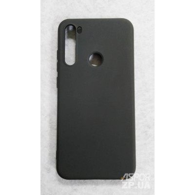 Чохол-силікон Aspor Full Xiaomi Redmi Note 8 з мікрофіброю чорний
