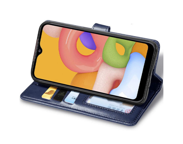 Чохол-книга шкіряний GETMAN Elegant Samsung A25 5G, синій