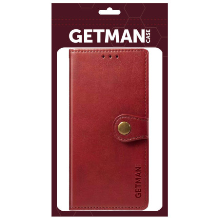 Чехол-книга Кожаный GETMAN Gallant Samsung A25 5G, красный