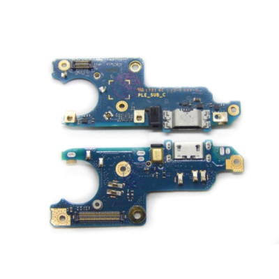 Шлейф для Nokia 6, конектора зарядки, мікрофона, з компонентами оригінал