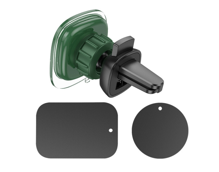 Автодержатель Borofone BH82 магнитный (крепеж в решетку) green glaze