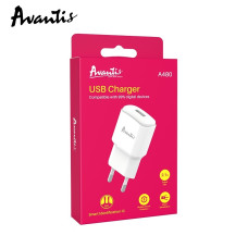 Сетевое зарядное устройство Avantis A480 Orion (1USB/2.1A) белый