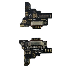 Шлейф для Xiaomi 13T, коннектора зарядки, микрофона, с компонентами, High Copy