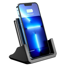 Беспроводная зарядка Borofone BQ20 Wings multifunctional (5W/7.5W/10W/15W) быстрая зарядка, черный