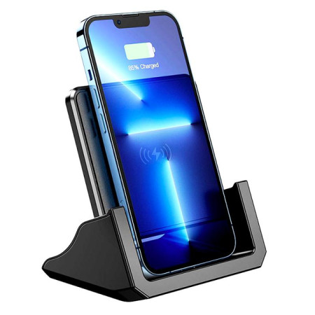 Бездротова зарядка Borofone BQ20 Wings multifunctional (5W/7.5W/10W/15W) швидка зарядка, чорний