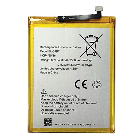 Аккумулятор Tecno BL-34BT Tecno Spark 2 KA7 3500mAh