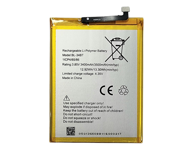 Аккумулятор Tecno BL-34BT Tecno Spark 2 KA7 3500mAh
