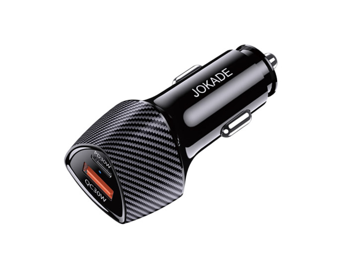 Автомобильное зарядное устройство Jokade JH027 BAIMU PD60W (USB-A+ USB-C)