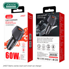 Автомобильное зарядное устройство Jokade JH027 BAIMU PD60W (USB-A+ USB-C)