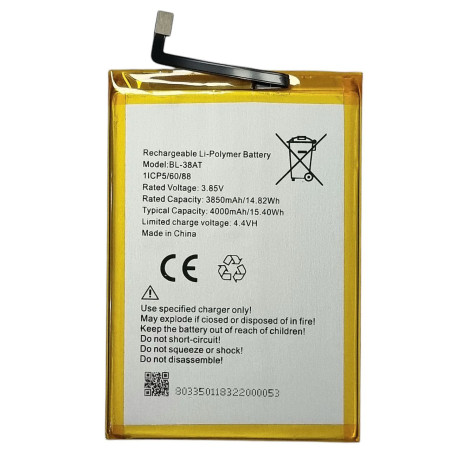 Аккумулятор Tecno BL-38AT Tecno POP 2 Power / B1P 4000 mAh