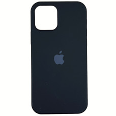 Чехол-силикон оригинал Full Soft Matte iPhone 12 / 12 Pro Black (Класс B)