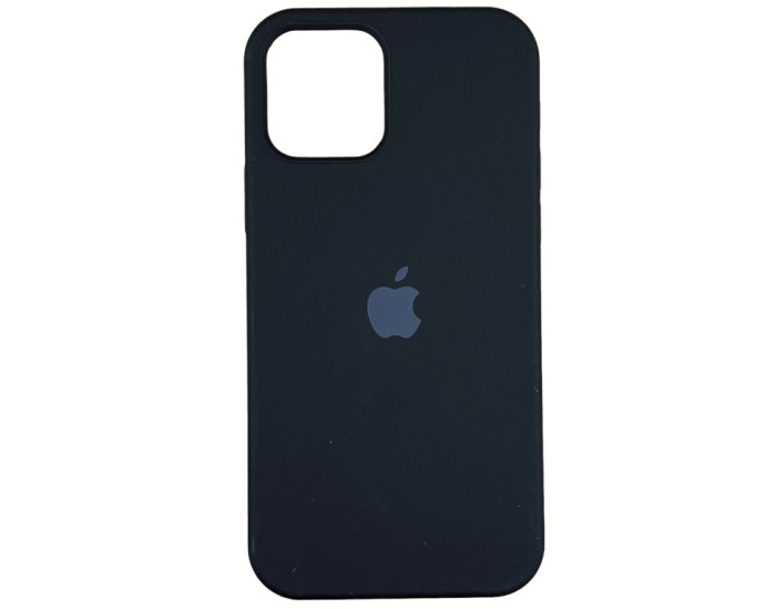 Чехол-силикон оригинал Full Soft Matte iPhone 12 /12 Pro, Black