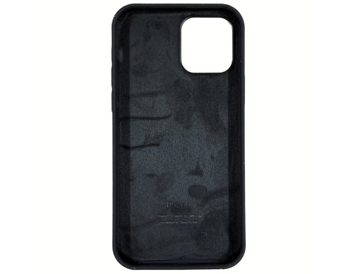 Чехол-силикон оригинал Full Soft Matte iPhone 12 /12 Pro, Black