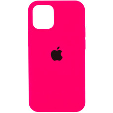 Чехол-силикон оригинал Full Soft Matte iPhone 12 / 12 Pro Hot Pink (Класс А)