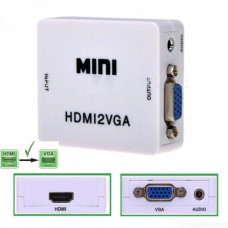 Переходник конвертер Mini HDMI2VGA (HDMI/VGA) (расширение 1080р)