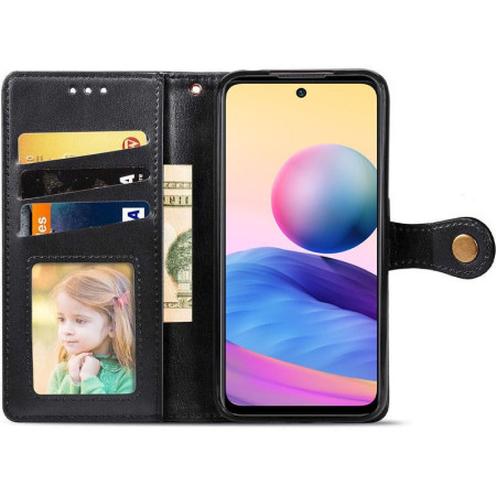 Чехол-книга Кожаный GETMAN Gallant  ZTE Blade A7s 2020, Black