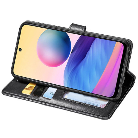 Чехол-книга GETMAN Gallant кожаный Xiaomi Redmi Note 14 4G, черный