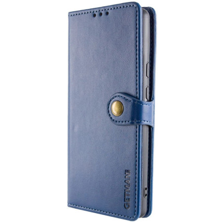 Чехол-книга GETMAN Gallant кожаный Xiaomi Redmi Note 14 4G, Синий