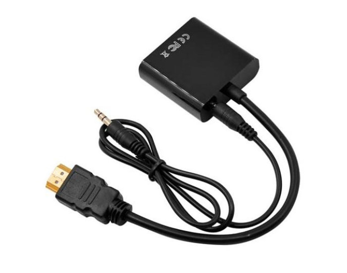 Перехідник Конвертер HDMI / VGA + AUX