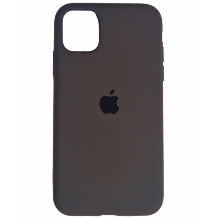 Чехол-силикон оригинал Soft Matte iPhone 11 Dark Grey