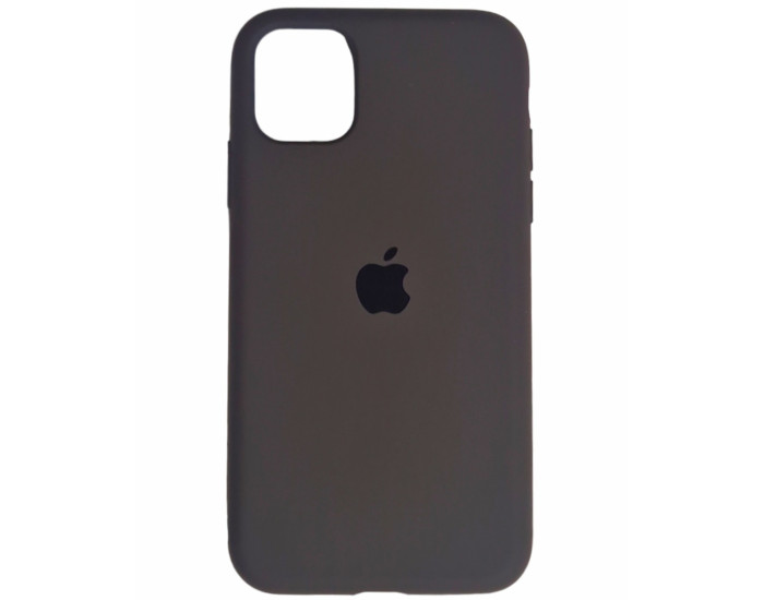Чехол-силикон оригинал Soft Matte iPhone 11 Dark Grey