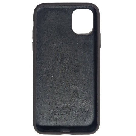 Чехол-силикон оригинал Soft Matte iPhone 11 Dark Grey