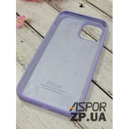 Чехол-силикон оригинал Full Soft Matte iPhone 12 Pro Max Lilac (Класс B)