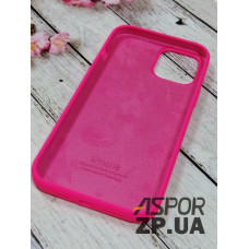Чехол-силикон оригинал Full Soft Matte iPhone 12 Pro Max, Hot pink