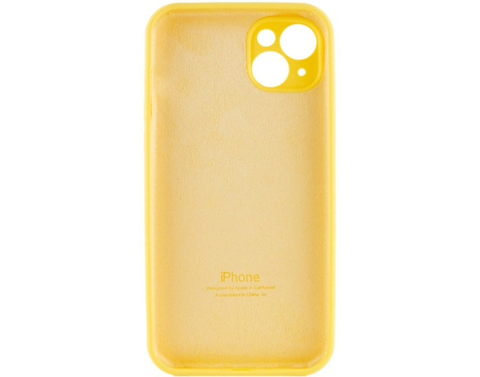 Чехол-силикон оригинал Full Camera Soft Matte iPhone 13 Pro Yellow