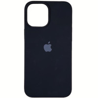 Чехол-силикон оригинал Full Soft Matte iPhone 12 Pro Max Black (Класс А)