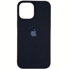 Чехол-силикон оригинал Full Soft Matte iPhone 12 Pro Max Black (Класс C)